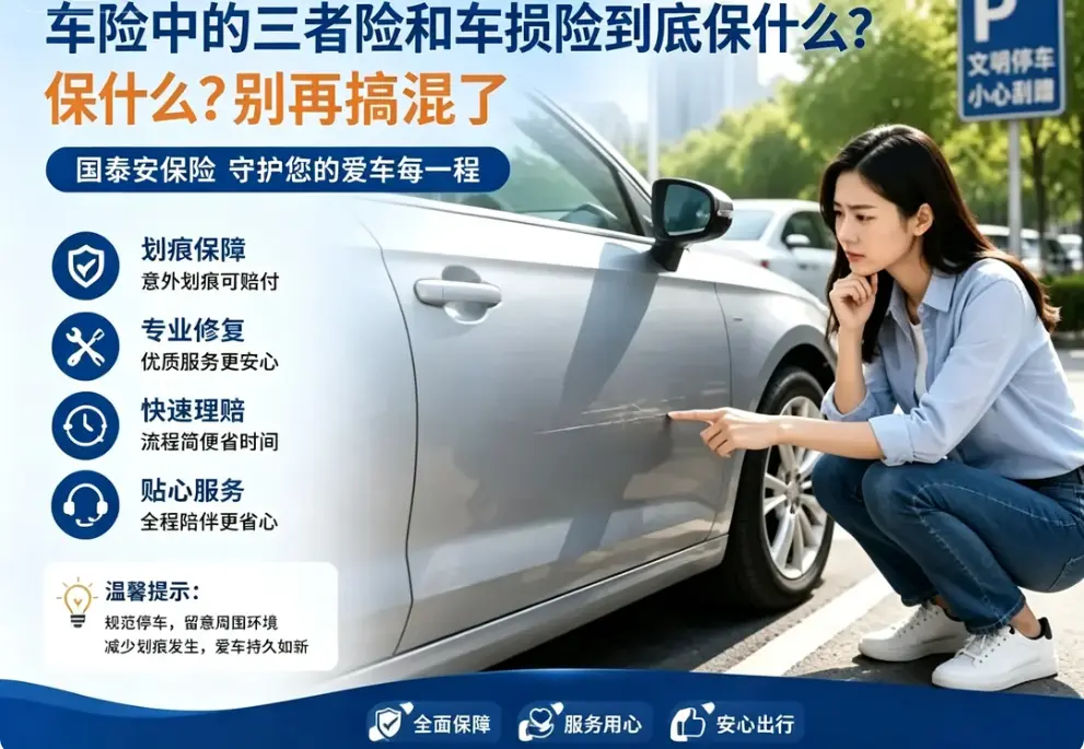 车险中的三者险和车损险到底保什么?别再搞混了(图1) 车险中的三者险和车损险到底保什么?别再搞混了(图1)