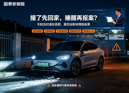 新能源车主事故后开回家睡一觉再报案，为什么一分不赔？(图1)